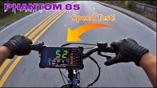 Phantom 85 Motorized Bike - Hits [52MPH +] & Could've Gone Much Faster!