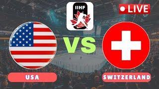 LIVE : USA U20 vs Switzerland U20 | IIHF World Junior Ice Hockey Championship U20 Live Score