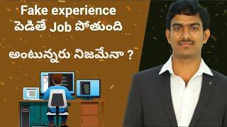 fake experience people losing job is this true.