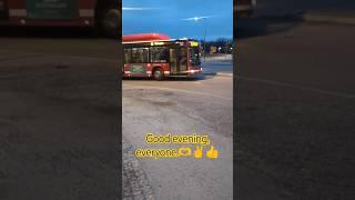 Evening bus #stockholm #youtubeshorts #sweden #shortvideo