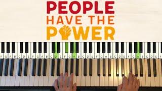 Patti Smith -  People Have The Power (Piano Tutorial Lesson)