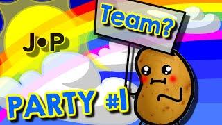 Agario, first time on Party mode. Team? Not quite... Last man standing.