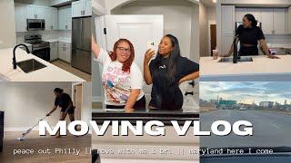 MOVING VLOG || Peace Out Philly || Move With Ri & Bri || Maryland Here I Come