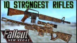 10 STRONGEST RIFLES (Non-Energy) in Fallout: New Vegas - Caedo's Countdowns