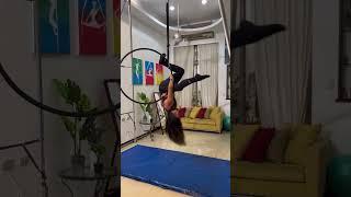 This Week’s Hoop Routine 05/20 The Aerial Besties #lyrahoop
