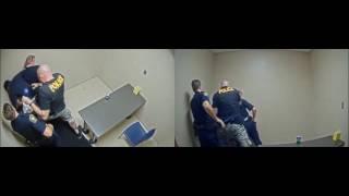 VIDEO: Murder suspect tries to grab officer's gun