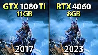 GTX 1080 Ti vs RTX 4060 - 1440p Gaming Test in 2024