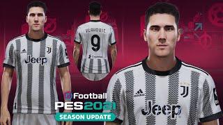 New Face Dusan Vlahovic - Face Juventus F.C - PES2021