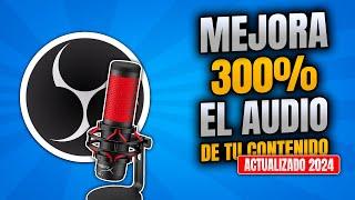  Mejora el audio de cualquier micrófono usando solamente OBS!!