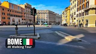 Rome, Italy  - Serene Morning Walk | 4K Walking Tour