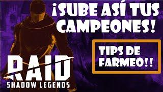 Como DEBES subir de RANGO a los CAMPEONES!! Guia para novatos 2020 RAID: Shadow Legends