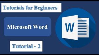 Microsoft Word - Beginners Level Tutorial 2