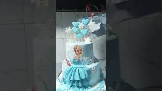 frozen cake decorating ideas #foryou #cake #bestbirthdaycakedesignforgirl #khubaibsandrana0