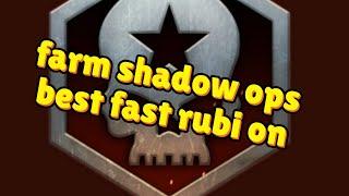 war commander farm shadow ops free repair Rubi on fast way