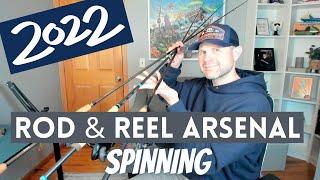 HIGH END BASS Rod & Reel Arsenal!! My 2022 Spinng rod lineup!