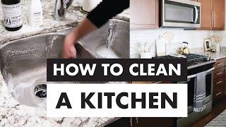 How to Clean a Kitchen | The Best Kitchen Cleaning Routine