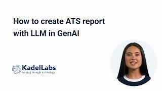 How to create ATS report with LLM in GenAI