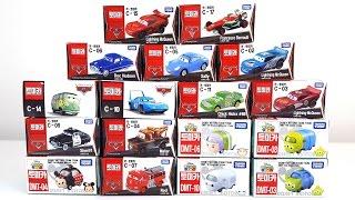 17 Tomica miniature cars isney Learning Lightning McQueen character mini car police car fire engine