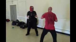 Kickboxing Light Continuous Sparring James Bonsor vs Ry aka Kimbo at PitbullMMA