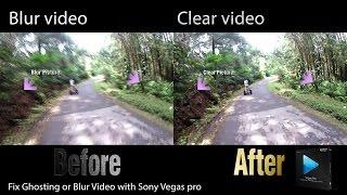 Fix Vegas Pro video Blur Ghosting try Disable Resample Mode on video setting