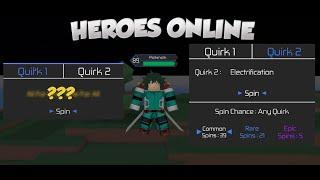 Heroes Online | SPINNING FOR A LEGENDARY QUIRK!