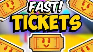 How To Get TICKETS FAST (Detailed Guide) | Roblox Bee Swarm Simulator