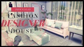 Sims 4 - Fashion Designer Modern House (Download + CC Creators Links) Part2