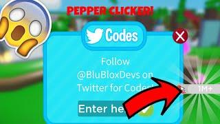 ALL CODES IN PEPPER CLICKER *LAVA UPDATE* 2020!