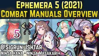 Ephemera 5 (2021) Combat Manuals Overview (Ninja Hana Returns!) | Fire Emblem Heroes Guide