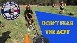 North Carolina National Guard Army Combat Fitness Test April 4, 2021