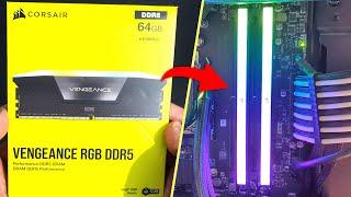 Quick Review - CORSAIR VENGEANCE RGB DDR5 64GB RAM