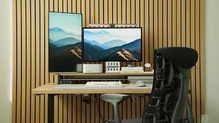 Here's How and Why I Made a Natural and Clean Desk Setup