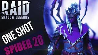 One-shot Spider 20. Raid: Shadow Legends