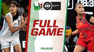 India  v Kyrgyzstan  | Women | Full Pool Game | FIBA 3x3 U18 World Cup 2024