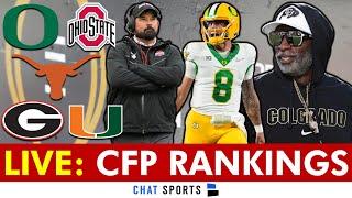 College Football Playoff Top 25 Rankings 2024 LIVE