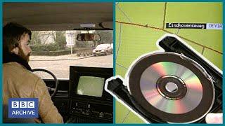 1986: COMPACT DISCS - The future of CAR NAVIGATION? | Top Gear | Retro Transport | BBC Archive