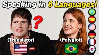 American Translator Was Shocked By Brazilian Polyglot Speaking 6 Languages!!