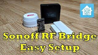 Sonoff RF Bridge Easy Setup with Tasmota Rules and the trigBoard