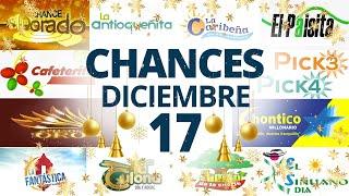 Resultados del Chance del Martes 17 de Diciembre de 2024  Loterias 