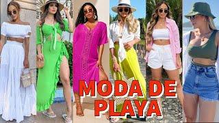 MODA DE PLAYA 2024/outfis modernos y perfectos para ir a la playa cómodos frescos y elegantes ️