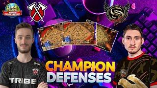 World Championship Finals Defending Bases | Synchronic Vs Tribe Gaming | #clashofclans