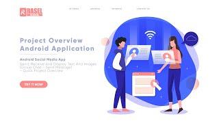 Android Social Media App Group Chat Send Receive And Display Text And Image - Quick Project Overview