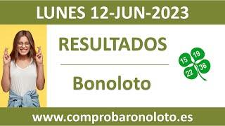 Resultado del sorteo Bonoloto del lunes 12 de junio de 2023