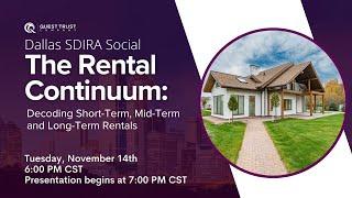 The Rental Continuum: Decoding Short-Term, Mid-Term, and Long-Term Rentals