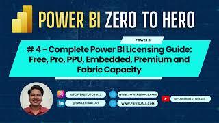 04 - Complete Power BI Licensing Guide | Free, Pro, PPU, Embedded, Premium & Fabric Capacity License