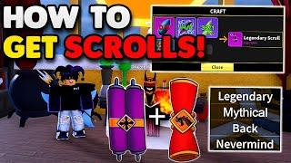 How To Unlock MYTHICAL & LEGENDARY Scrolls In Blox Fruits Update 20!