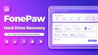 Top 1 Hard Drive Data Recovery Software - FonePaw Hard Drive Recovery