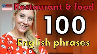 Learn over 100 food, shopping and restaurant English phrases