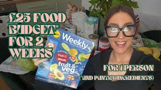 £25 food budget for 2 weeks for 1 person | Lidl