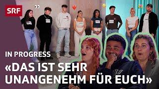 Dating oder doch verwandt: Sind diese Duos ein Liebespaar oder Geschwister? | IN PROGRESS | SRF